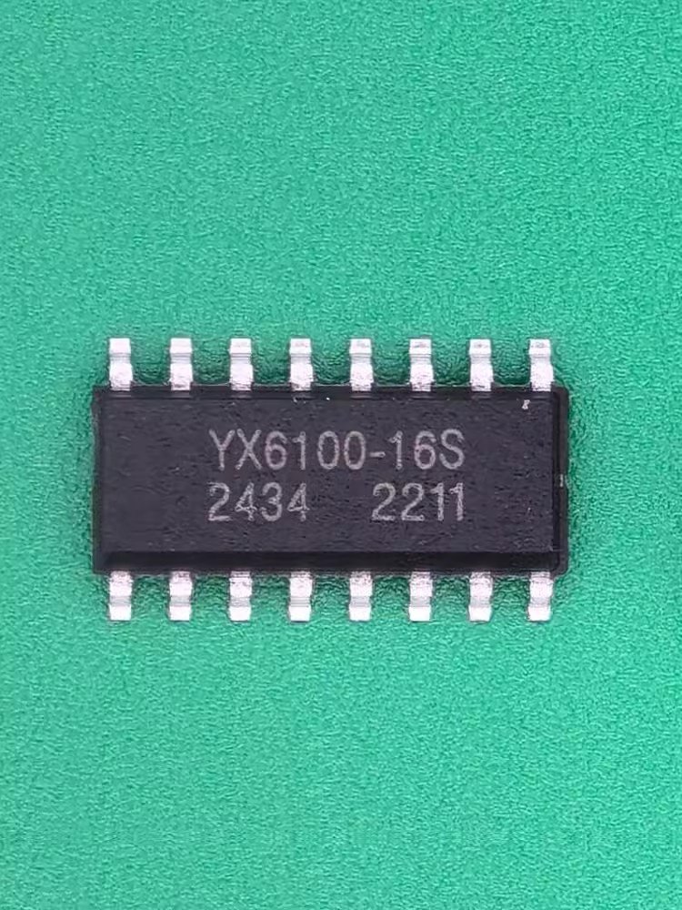 YX6100-16S new original YX6100 Voice chip Serial Control Voice Broadcast Module 16-pin MP3 decoding serial chip SOP16 IC