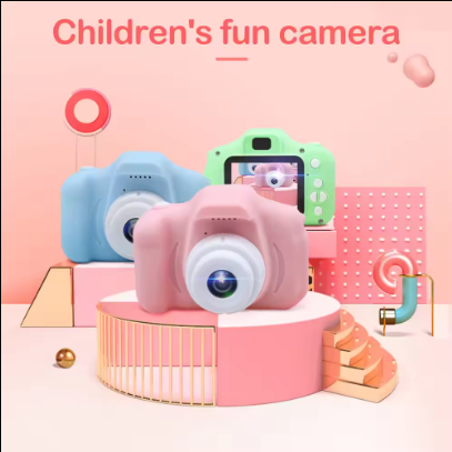X2 Children Print Mini camera Cartoon Photo HD Video Camera Toys Children's camera