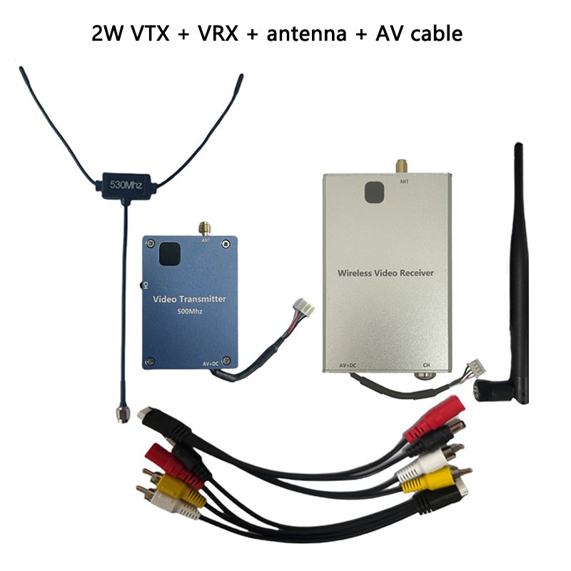 500Mhz Low Frequency Drone FPV Video Transmitter and Receiver 40km LOS