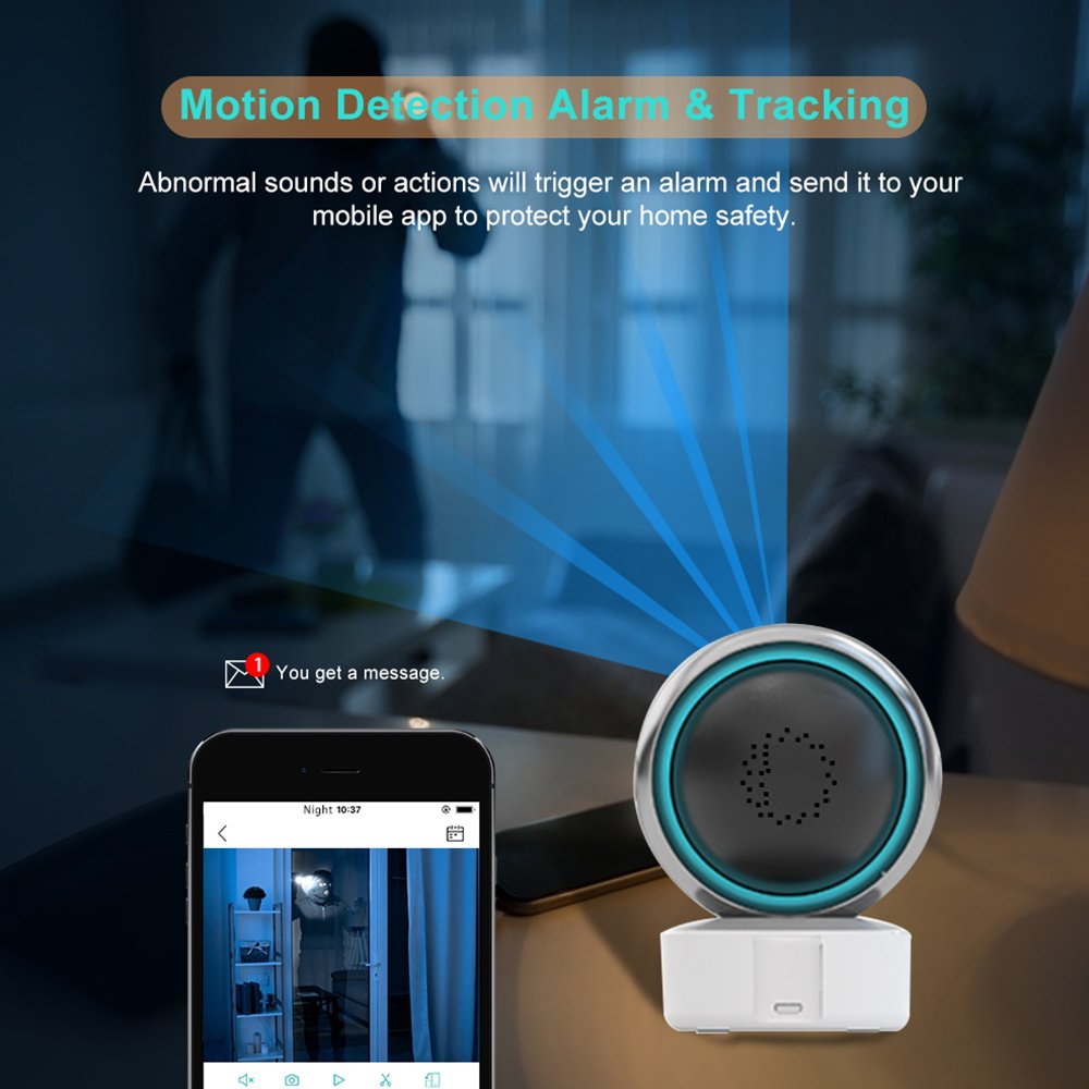 Tuya IP Camera WIFI Indoor 360 Dome Home Security Camera Video Surveillance Night Vision Baby Monitor Mini CCTV Camera WIFI