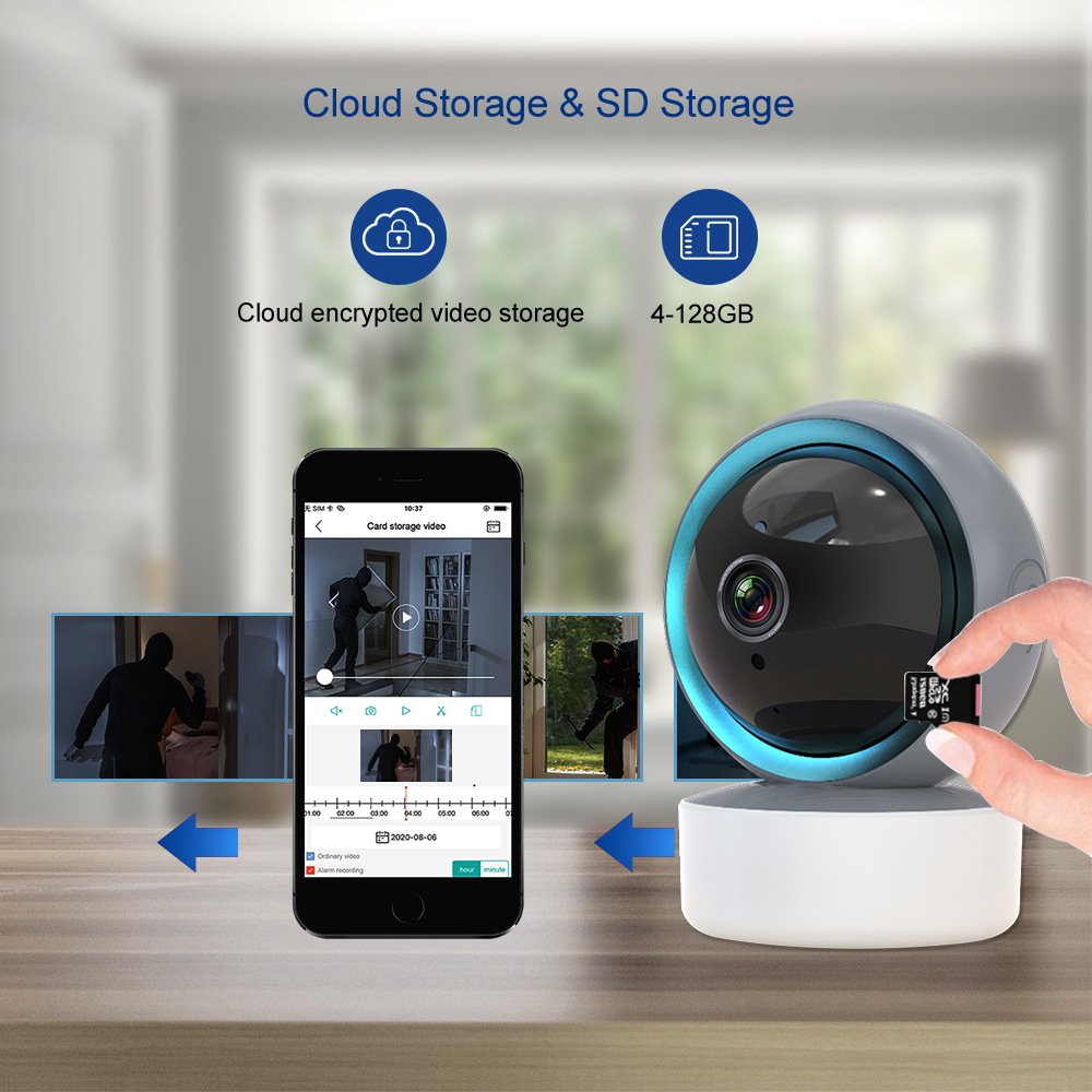Tuya IP Camera WIFI Indoor 360 Dome Home Security Camera Video Surveillance Night Vision Baby Monitor Mini CCTV Camera WIFI