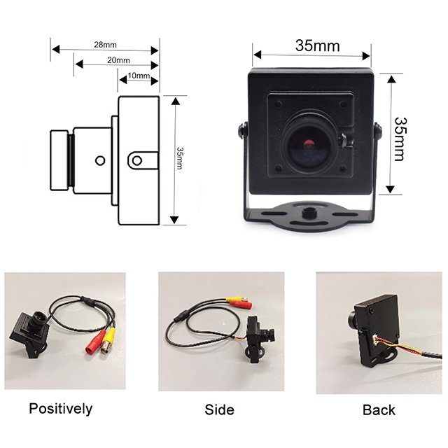 1080P AHD Analog Mini CCTV Security Camera 1080P HD with Black Light Night Vision Micro Video Monitoring