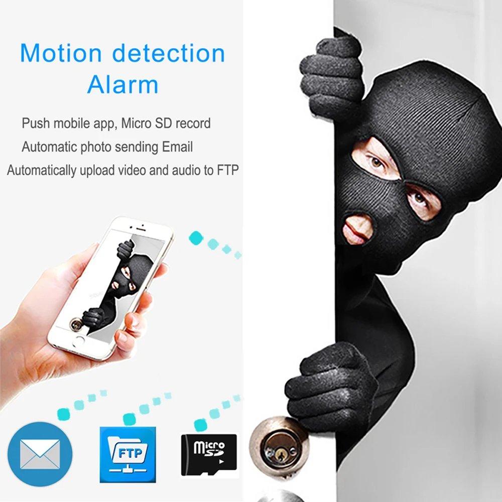 2MP IP Network Camera with 5G WiFi 1080p Mini Indoor/Outdoor 360 PTZ Wireless Motion Detect Two-Way Audio CCTV Security Camera
