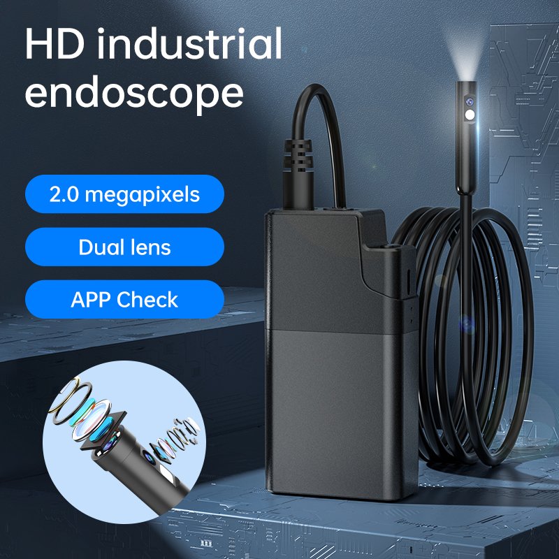 ANESOK W500 8mm HD 1080P 5M Dual Lens Rigid Wireless Endoscope Camera Endoscope Price