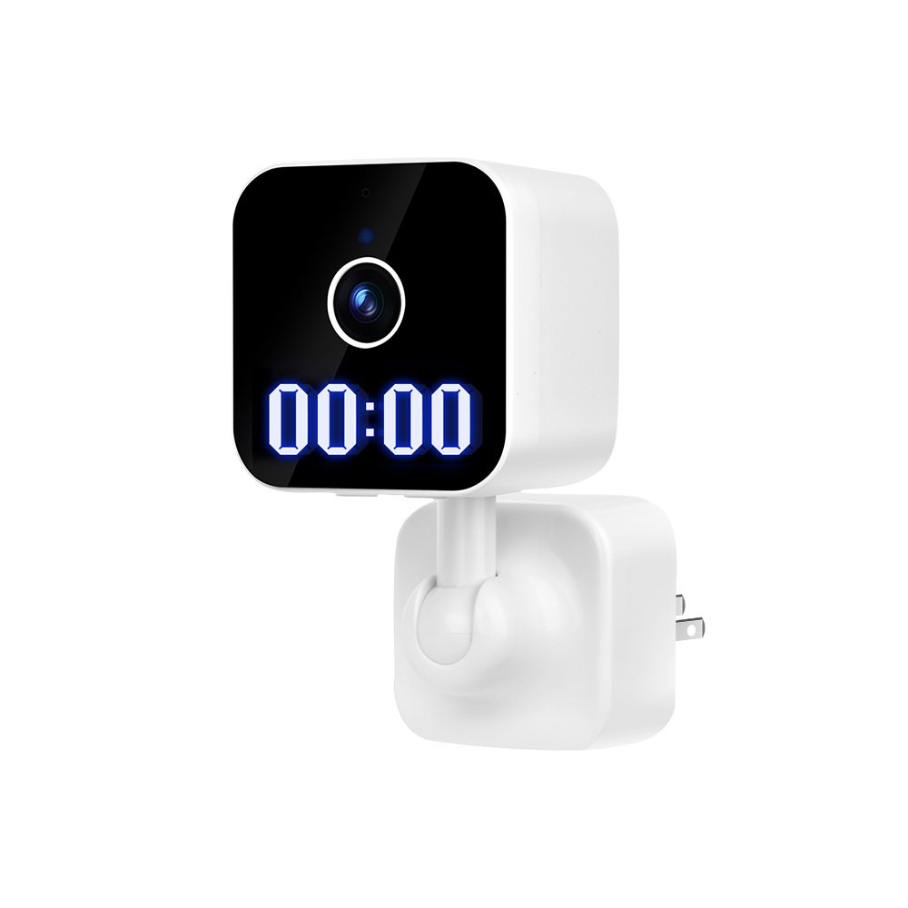 2MP Tuya wifi security ip camera Wireless 18650 Battery Powered Patent Design Homeeye surveillance Camera Mini Clock Camera