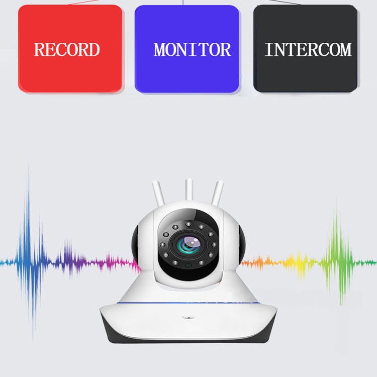 5G Indoor Infrared Full Color At Night 360 Degree PTZ IP Network Wireless 5 Antena Night Vision HD CCTV Surveillance Mini Camera