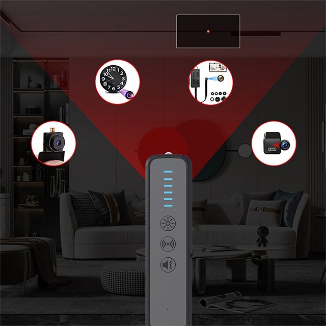 PEGATAH S600 Portable Professional Intellint GPS Signal Detector Hotel Anti-Peeping Device Infrared Camera Security Protection