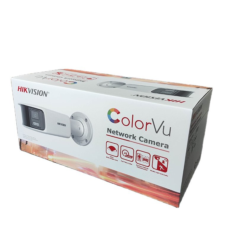 Hik Dual Lens 4K Panoramic 8MP ColorVu DS-2CD2T87G2P-LSU/SL Panoramisch Strobe Light Audio Alarm CCTV Bullet IP Camera