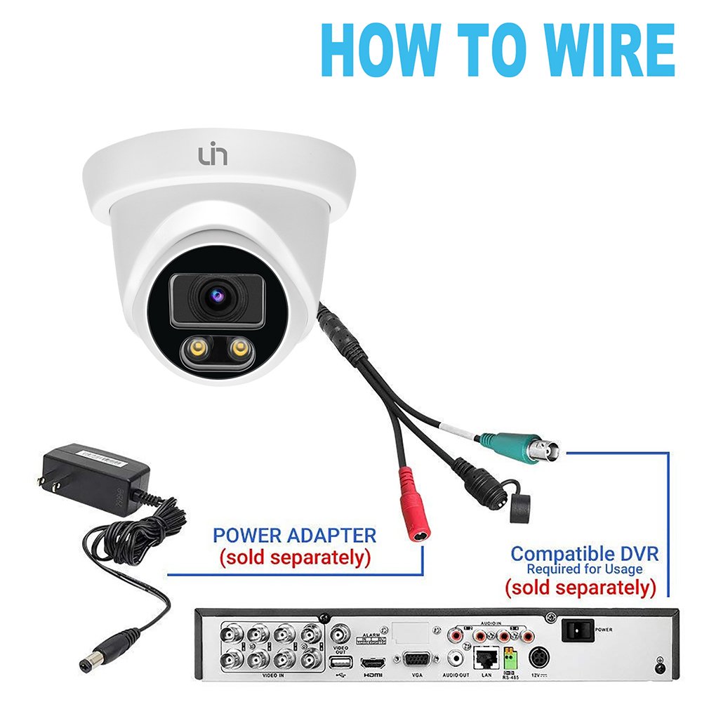 Factory Price 5MP Analog Camera 4-IN-1 Coaxial ColorVu Fixed Turret Camera Surveillance System CCTV