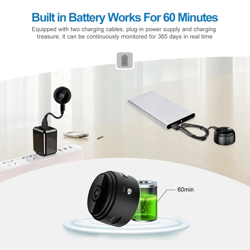 Hot Sales A9 Camera 1080p HD Resolution Super WiFi Camera For Home Security minicamera mini