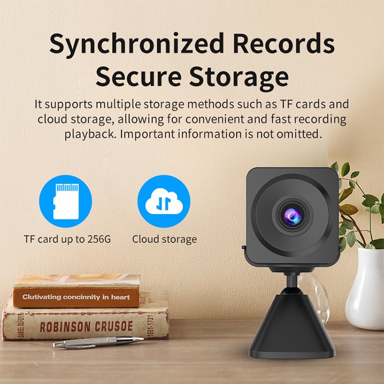 CB78W 1080P mini wifi 3MP wifi full color night vision small camera wireless indoor mini camera
