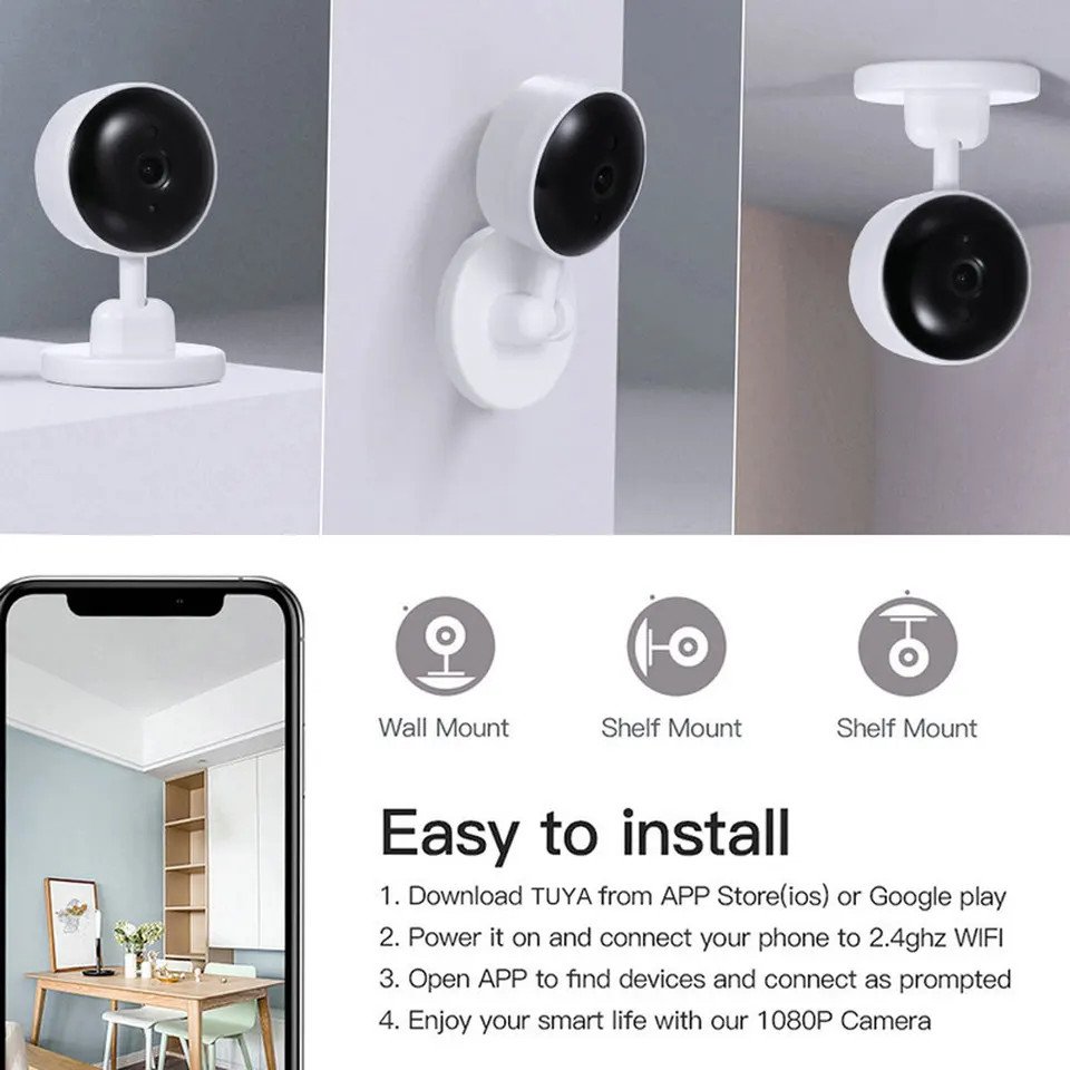 Low Price Wireless Baby Monitor Indoor Mini Wifi Network small Camera