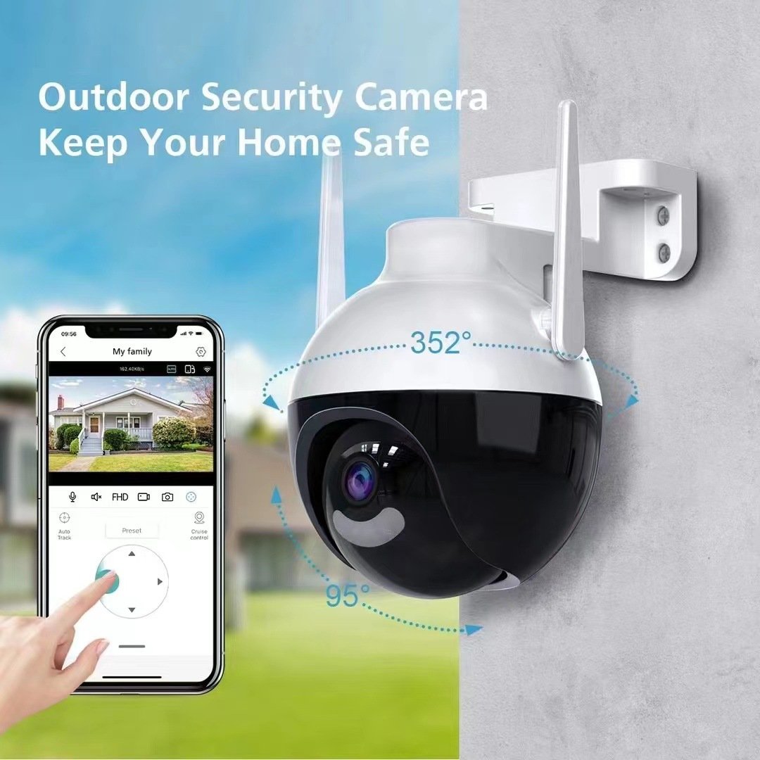 New Auto Tracking 2MP 4K 8MP Color Night Vision 360 Degree CCTV Outdoor Wireless Security IP Network WIFI Camera
