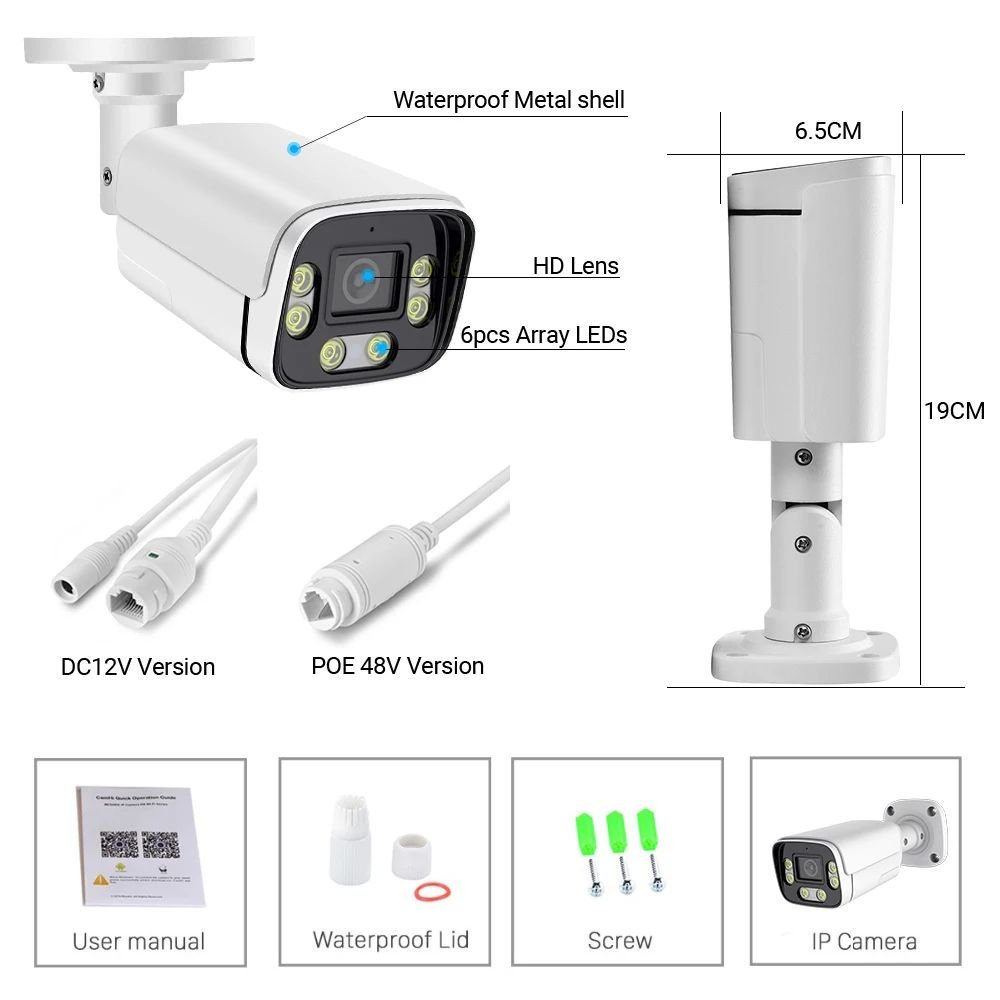 8MP 5MP 4MP Outdoor AHD CCTV camera Bullet Ahd Security Analog cameraS 4 IN 1 AHD TVI CVI CVBS BULLET Analog camera