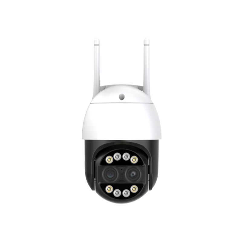Full Color Wifi Intelligent 8MP PTZ 8X ZOOM Security Wireless Icsee 4K Dual Lens Camera