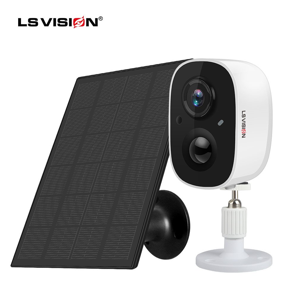 Full HD 1080P 5.5V AI Battery Wifi Camera 128g PIR Wire-free CCTV Security Surveillance Camera with Mini Solar Panel