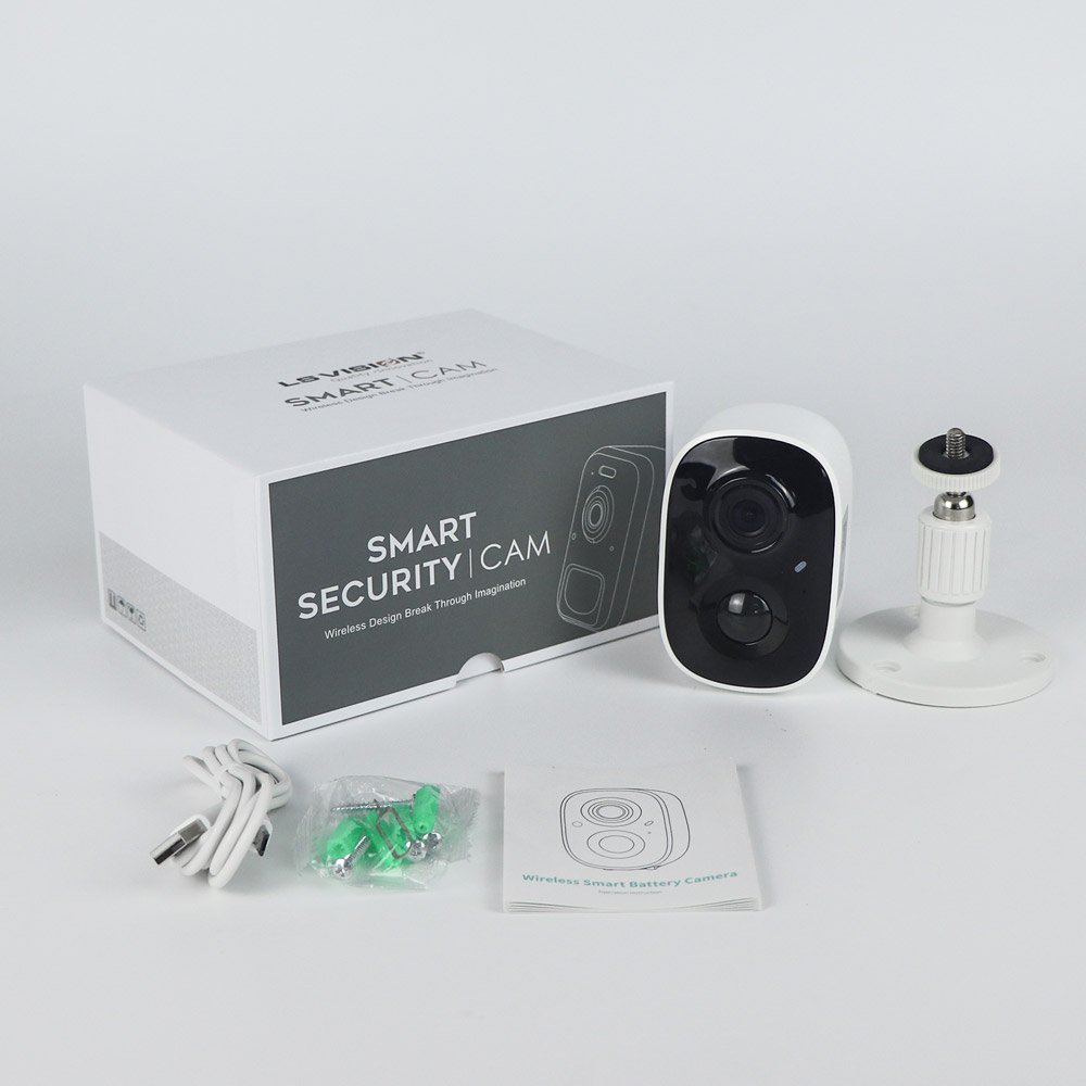 Full HD 1080P 5.5V AI Battery Wifi Camera 128g PIR Wire-free CCTV Security Surveillance Camera with Mini Solar Panel