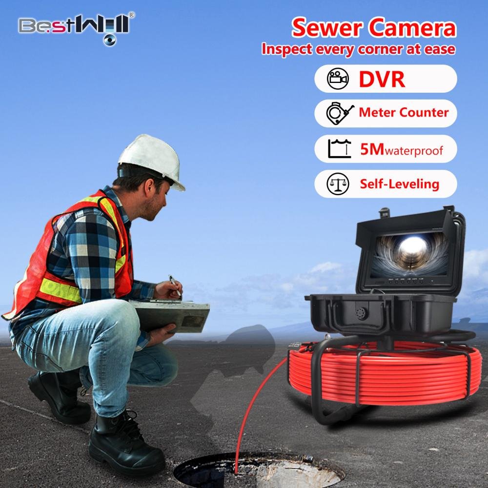 Factory in wall camera pipe inspection camera inspection cameras for plumbing CR110-9DX7