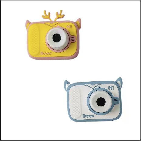 Kids Video Camera Cartoon Game Mp3 Photo Shoot dual lens rechargeable Cute Cartoon kids digital photo/video camera