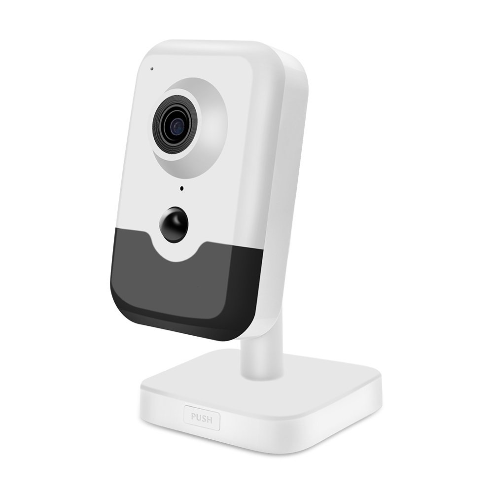 Hik WIFI 4MP IR 10M Fixed Cube Network Camera with two way Audio and pir DS-2CD2443G0-IW camera wifi CCTV POE IP Camera