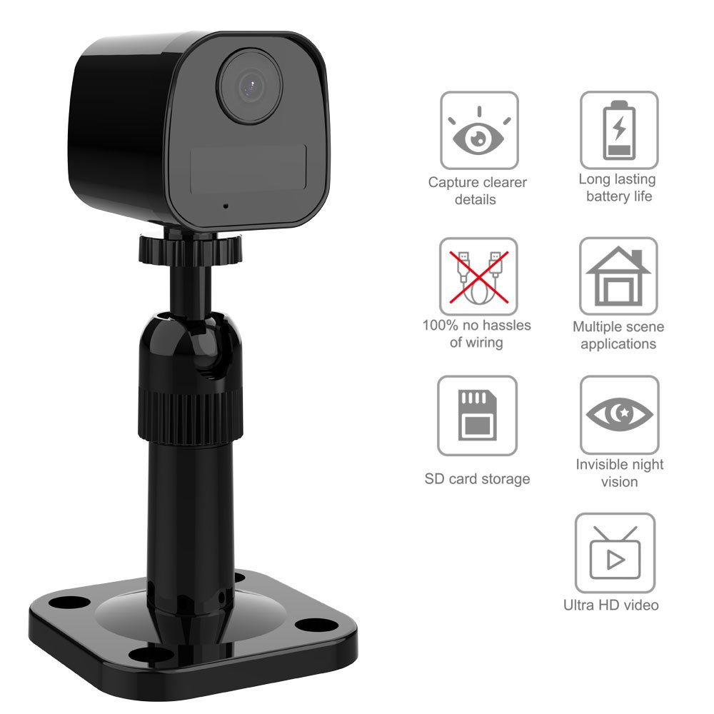 Mini Wireless Battery PIR Camera 1080P 180 Minutes Battery Powered Mini DV Video Recorder Sport Camera Wifi OEM Indoor Camera