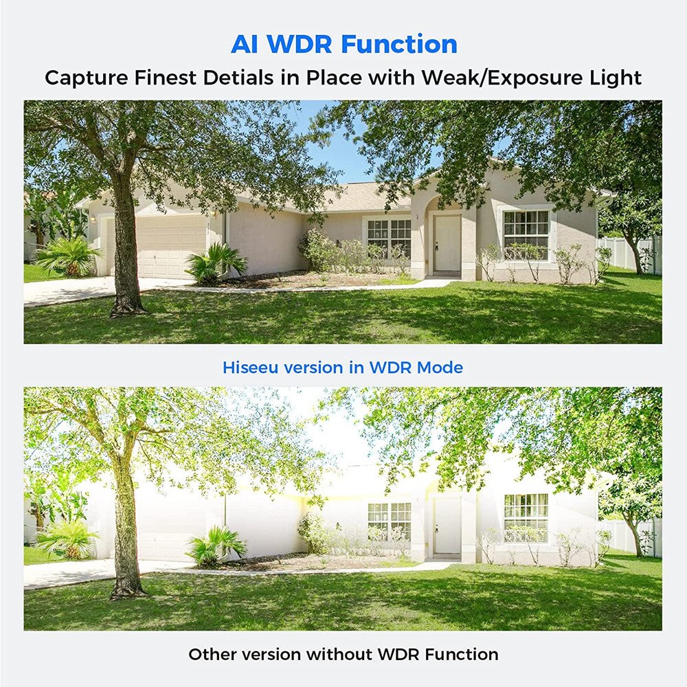 4K 8MP IP67 H265+ WDR intelligence AI Person-vehicle detection Outdoor Indoor POE IP Dome Network Camera with Audio