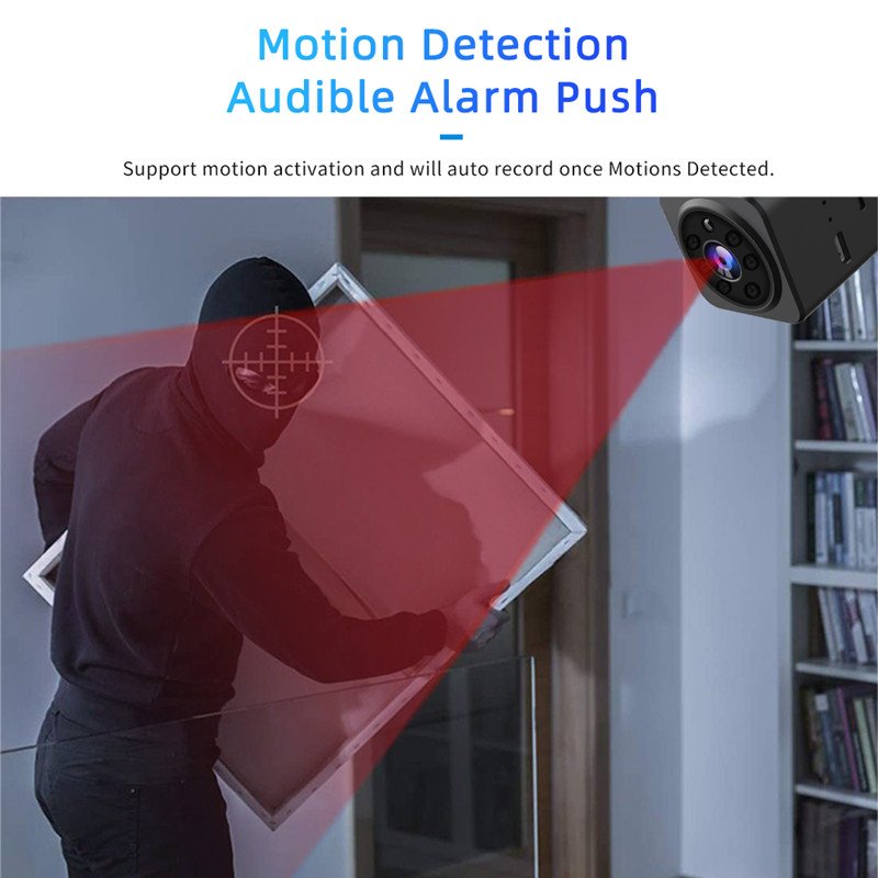 Security Camera 1080P Motion Detection Wireless Indoor WIFI Monitor Baby Pet Mini Camera