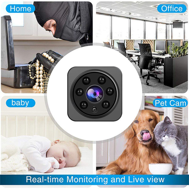 Security Camera 1080P Motion Detection Wireless Indoor WIFI Monitor Baby Pet Mini Camera