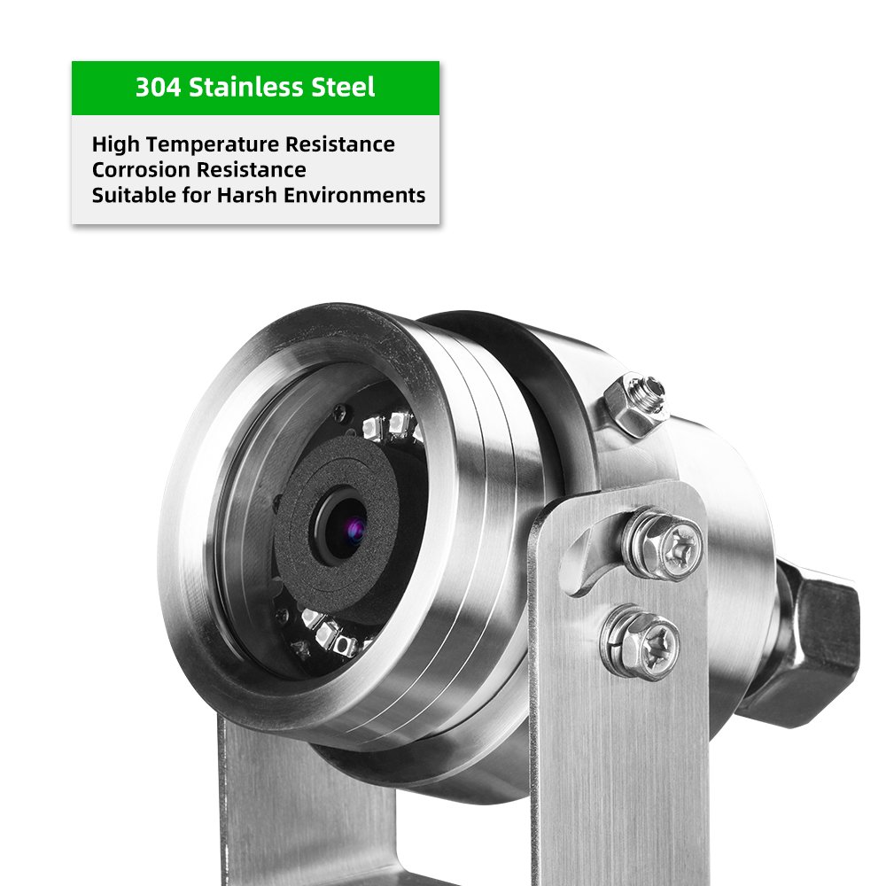 GA-EX1FI-M8SS 4K 8MP Stainless Steel Explosion Proof IP POE Surveillance Security Bullet Camera For Marine Gas Station Oil Mine