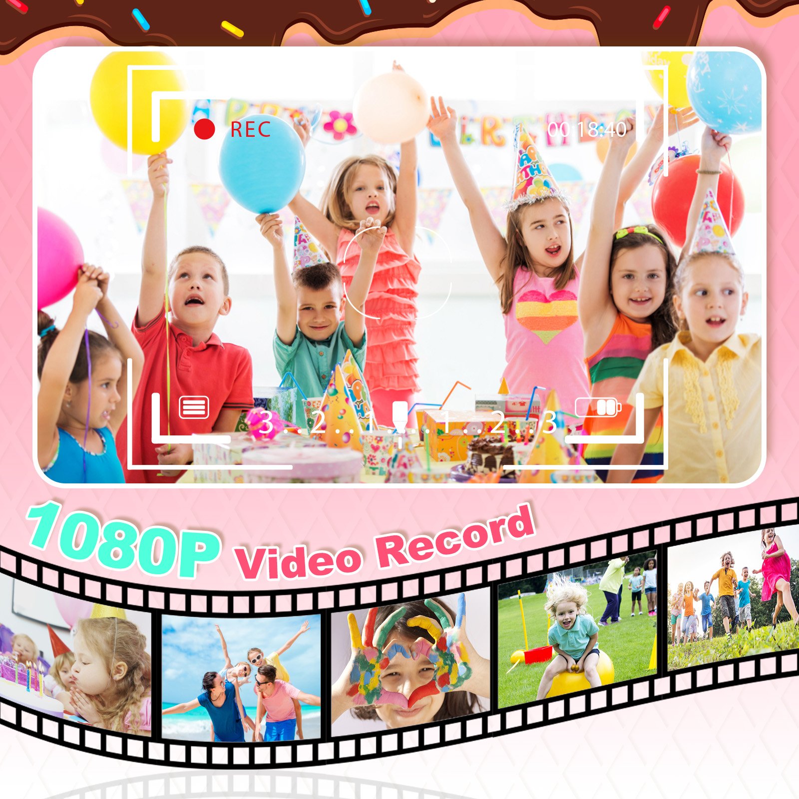 Hot Selling Mini camera for kids Toy Camera for Boys and Girls Digital Selfie Camera