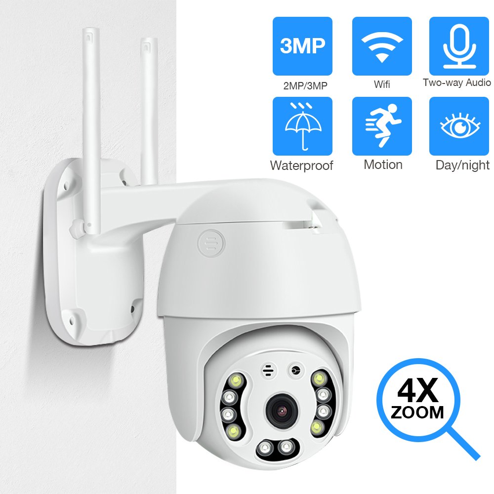 1080P PTZ WIFI Camera Long Range Camara 2MP Outdoor Home Security IP Camera System Wireless HD Motion Detect CCTV Network Camera
