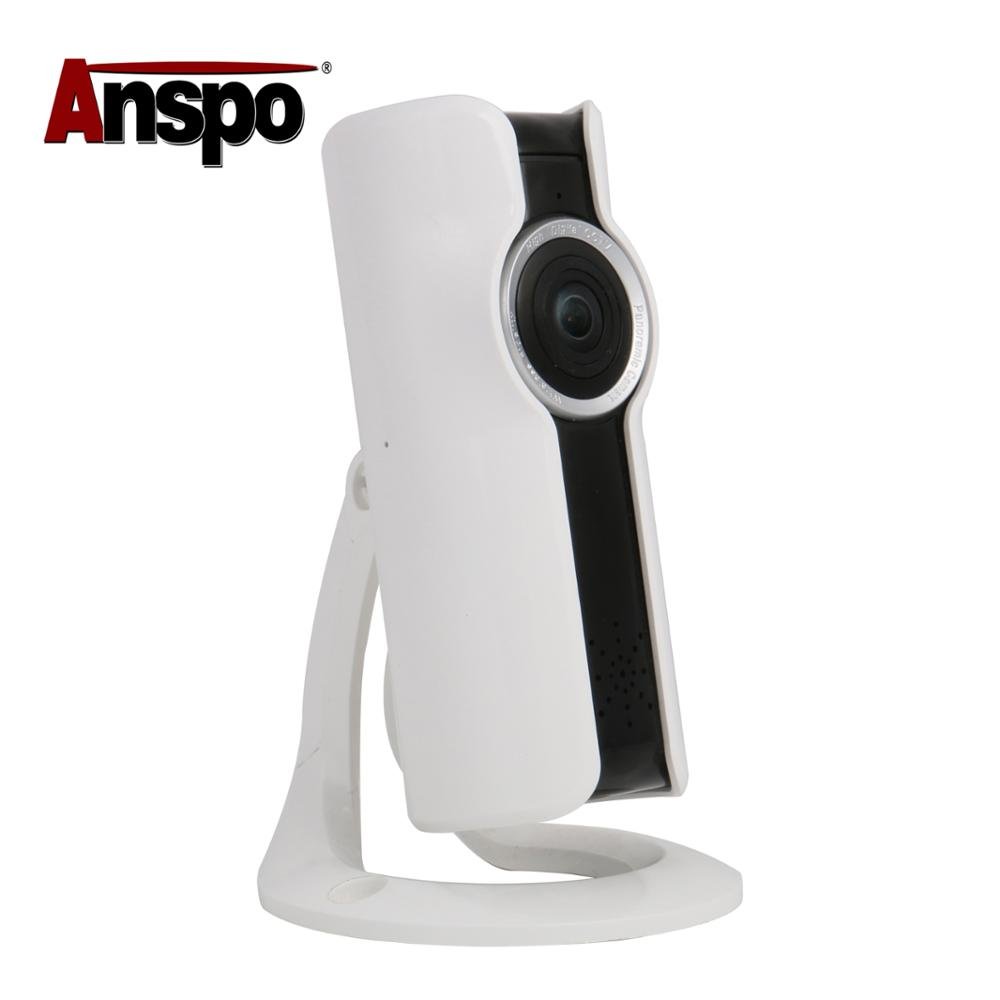 Anspo 720P 180/360 degree Wifi IP camera Fisheye Camera Mini Wifi CCTV Camera Two-Way Audio