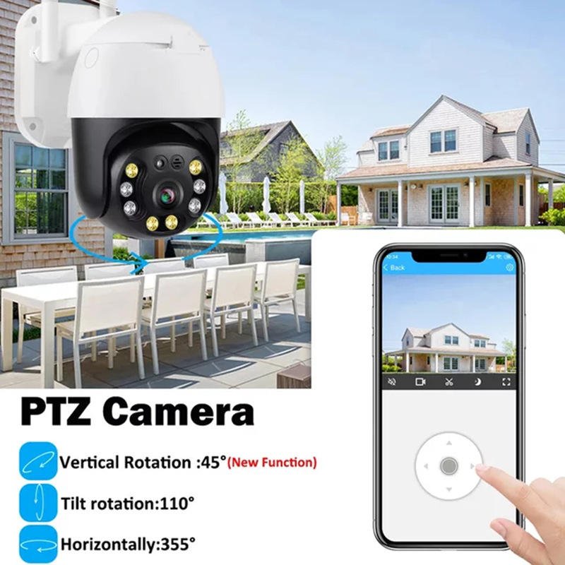 Wholesales Network IP WIFI Wireless 5MP Camera Surveillance Security Analog Night Vision CCTV Camera System Smart 360 PTZ