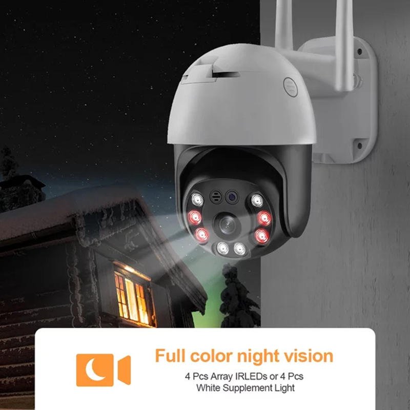 Wholesales Network IP WIFI Wireless 5MP Camera Surveillance Security Analog Night Vision CCTV Camera System Smart 360 PTZ