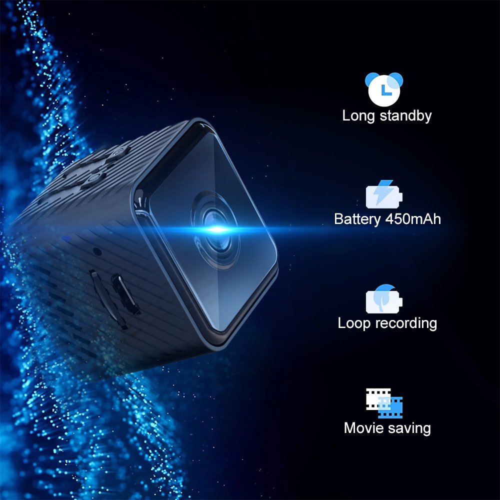 X2 Mini Wifi camera 2 million HD night vision remote control infrared monitoring security Mini camera Wireless 1080p camera