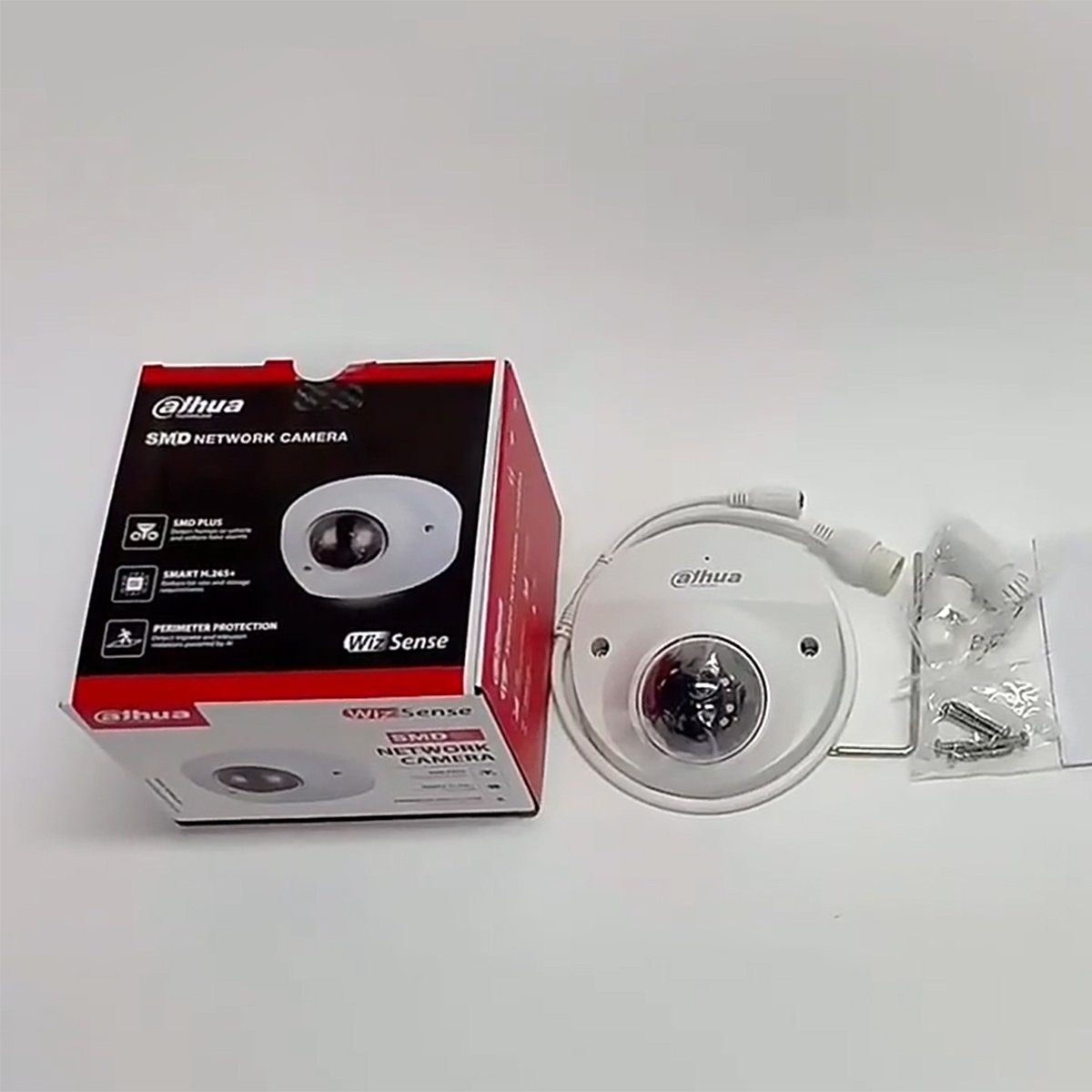 DH original 2.8mm Ready To Ship IPC-HDBW2431F-AS-S2 black 4MP Lite IR Fixed-focal Dome Network Camera DMSS
