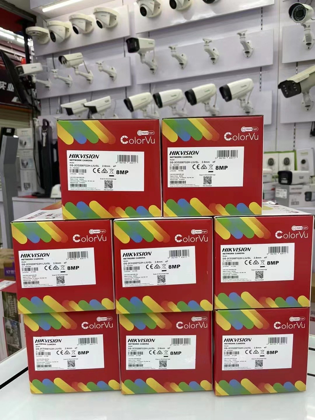 Hik NVR Compatible DS-2CD2087G2H-LIU/SL Full Color Smart Hybrid Bullet PoE IP CCTV Network Camera DS-2CD2047G2H-LIU
