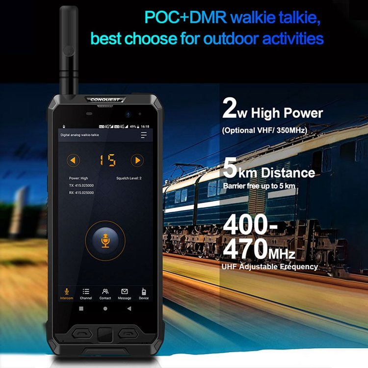 S19 IP86 IP-69K RAM 6GB ROM 128GB IR temperature detection DMR walkie talkie ultra rugged cell phone unlocked gsm waterproof POC