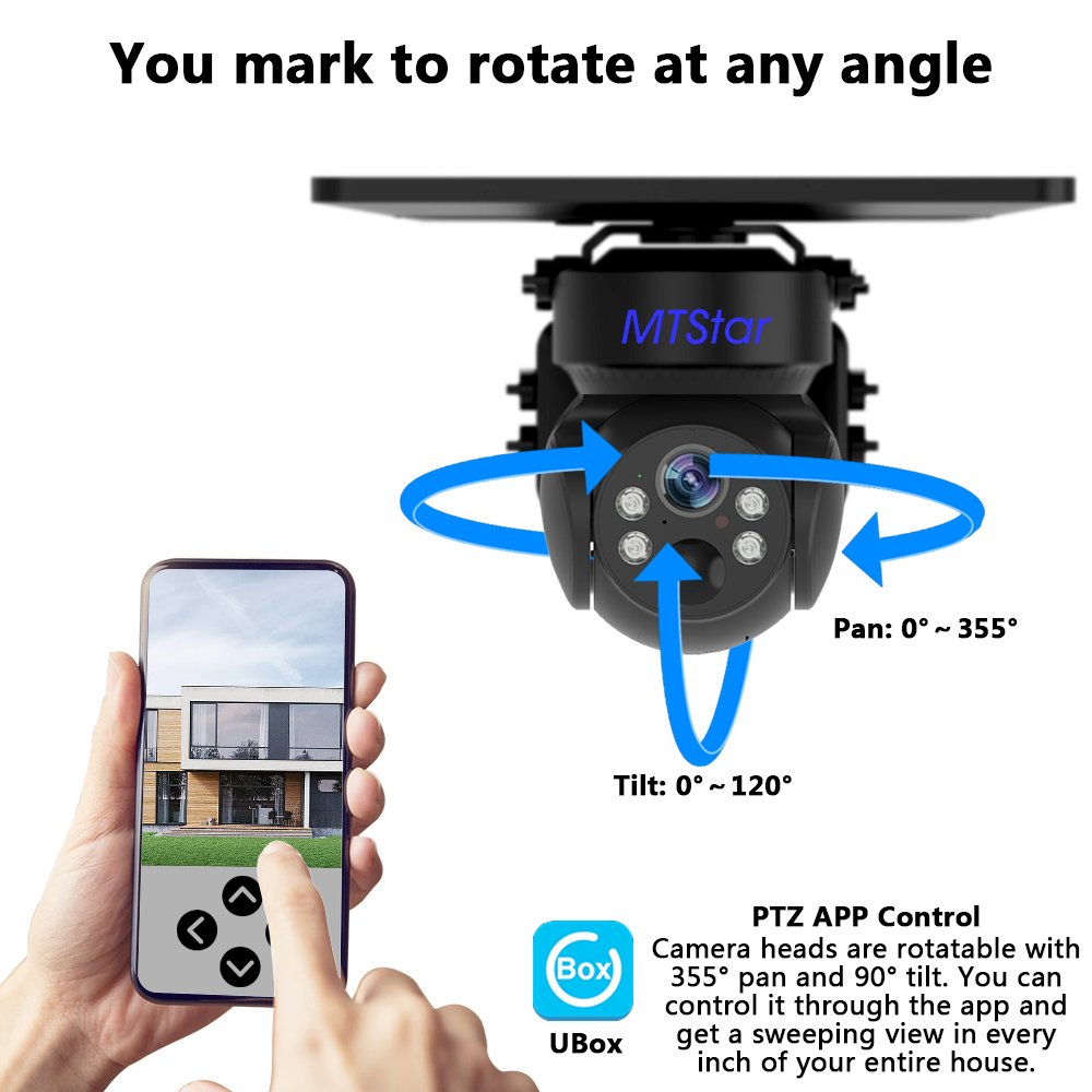 home security mini wifi solar ptz camera solar 4g sim card 4G Solar Smallest Battery PTZ Camera