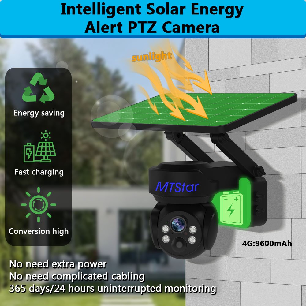 home security mini wifi solar ptz camera solar 4g sim card 4G Solar Smallest Battery PTZ Camera