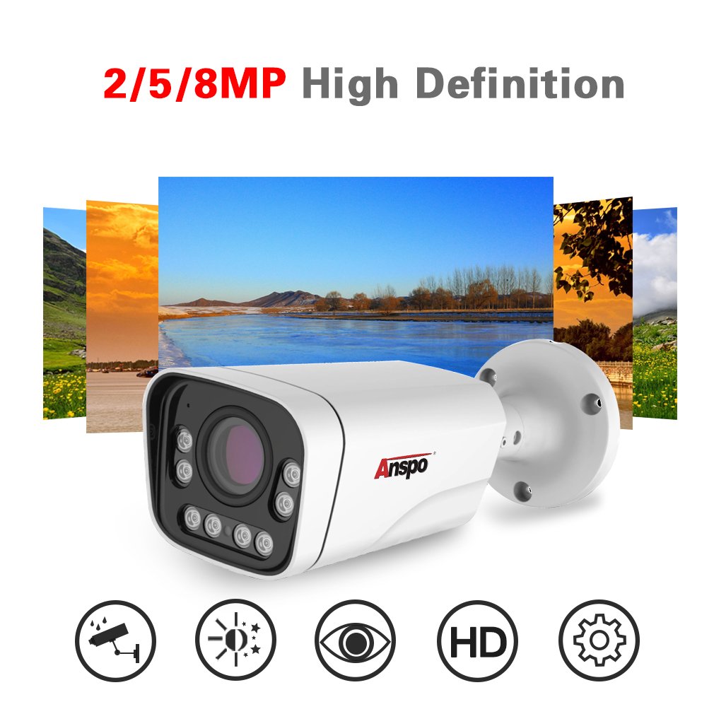 Cctv Camera AHD Security Cameras 2mp Bullet Analog IR Weather-proof Outdoor Surveillance camera