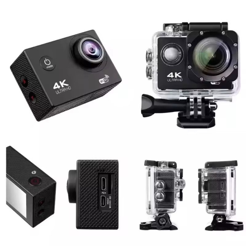 Video Recording Underwater Camera 30M Waterproof Wifi 4K Action sport mini Camera For Motorcycle Driving Recorder