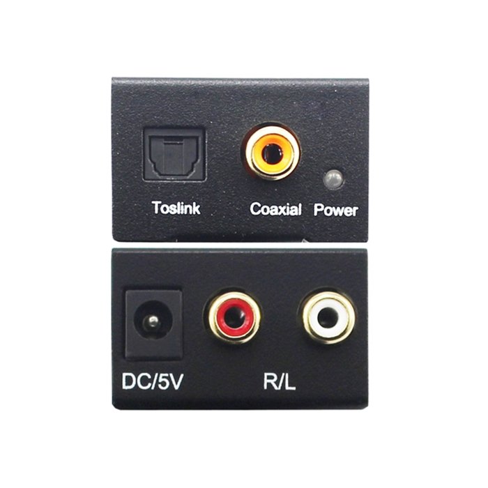 Factory Wholesale Analog To Digital Converter Digital to Analogue Audio Decoder Converter with 3.5mm Audio Jack camera converter