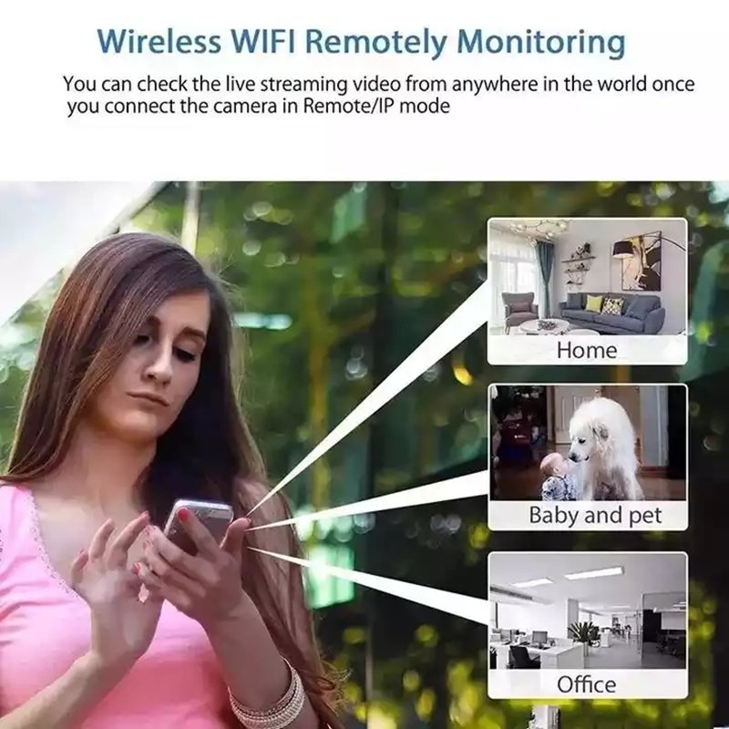 HD 1080P Mini WiFi Camera Night Vision Motion Detection Video Camera Home Security Camcorder Surveillance Baby Monitor IP Cam