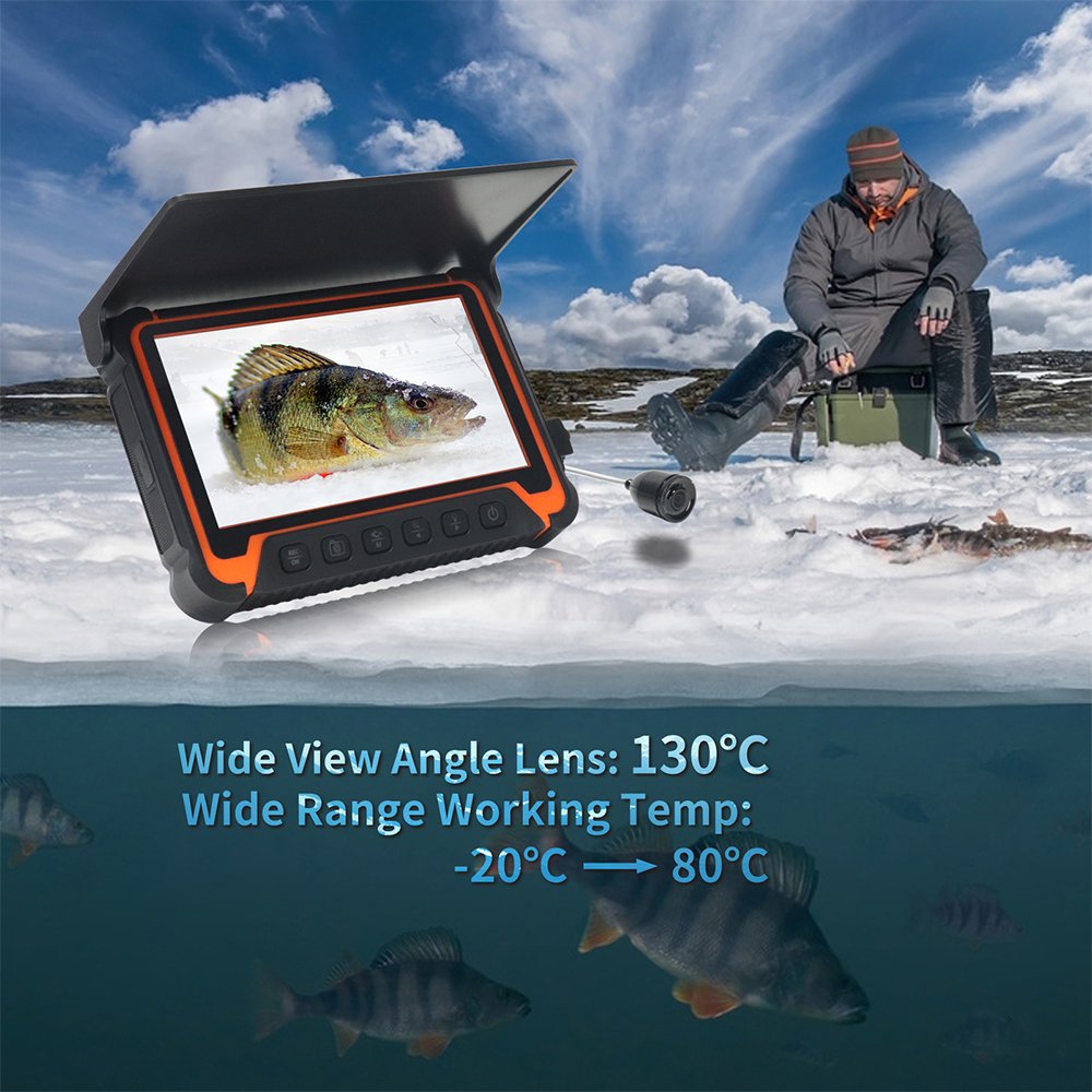 Factory original underwater fish camera underwater fish finder video camera with 7" display