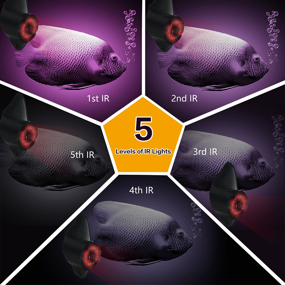 Factory original underwater fish camera underwater fish finder video camera with 7" display