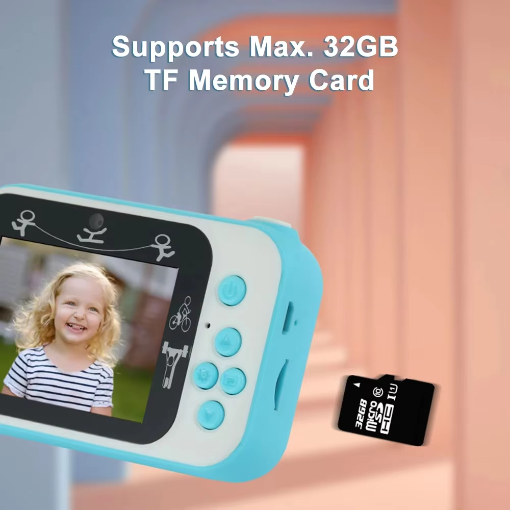 A8 Mini Kids Digital Camera Dual Lens 1080P 2.4 Inch IPS Screen Video Children's Cameras Birthday Christmas Gift Kid Camera