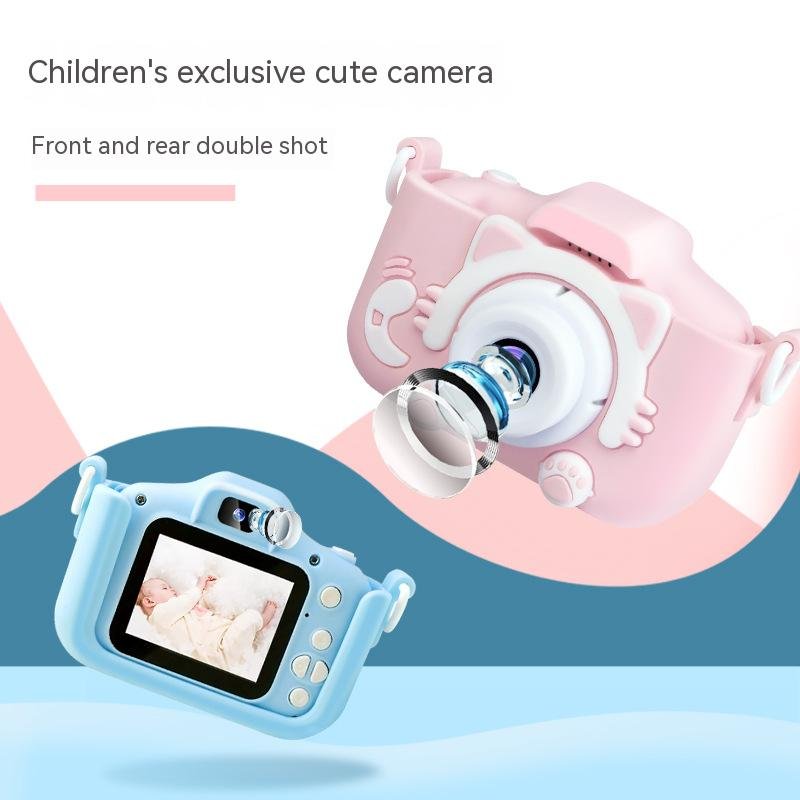 Mini Cameras For Hd Video Cute Cartoon Children Fun Digital Games Kids Camera For Toddler