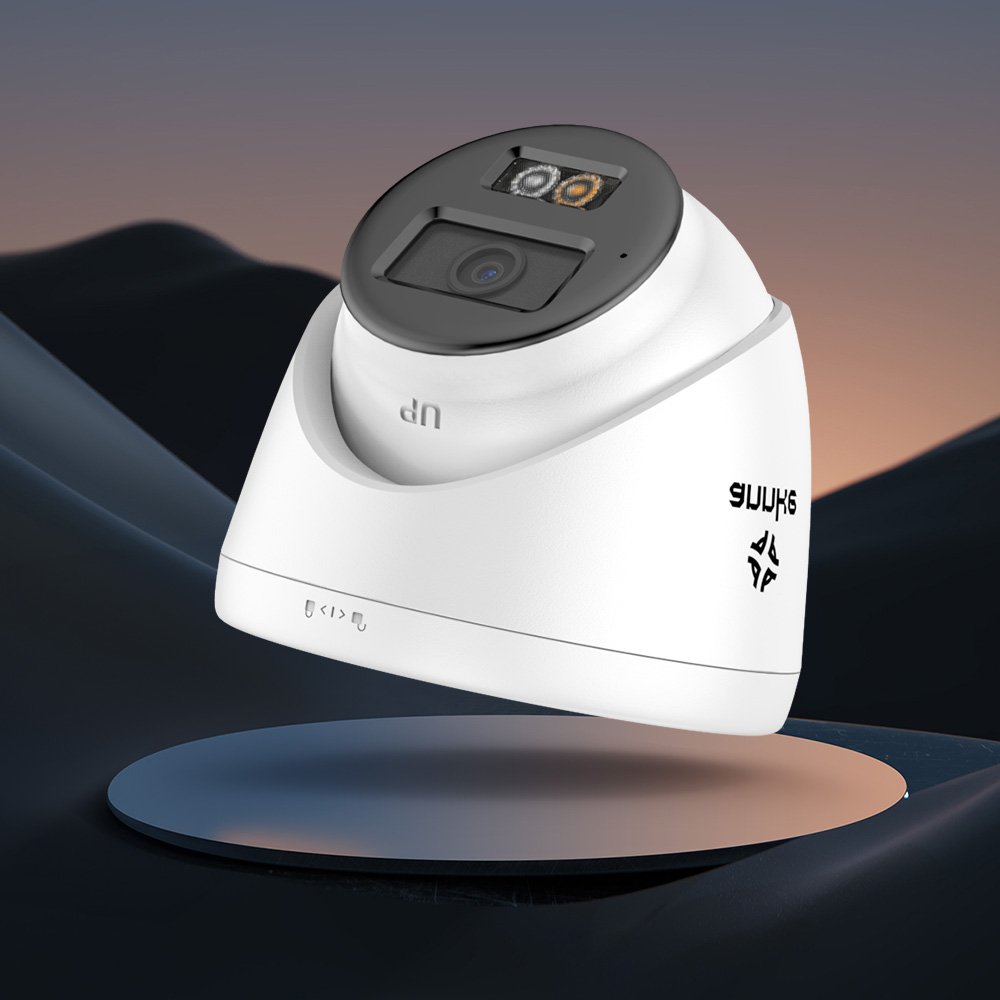 ANNKE Outdoor/Indoor IP67 Mini turret camera 3K IR Network Camera with Support flashing alarm & Audio alarm two-way audio