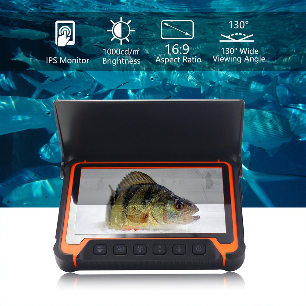 Original factory underwater observation camera fish detector with 15M/30M/40M/50M cable reel